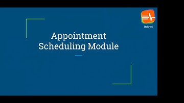 Part 1 - Appointment Scheduling User Guide