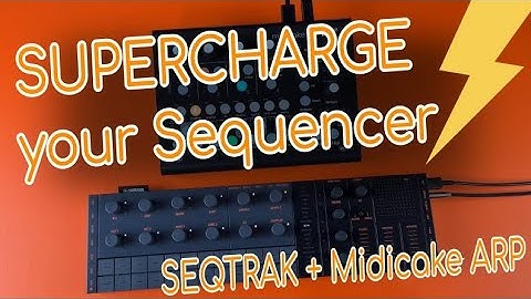 SEQTRAK and Midicake ARP Inspiring Creative New Ideas