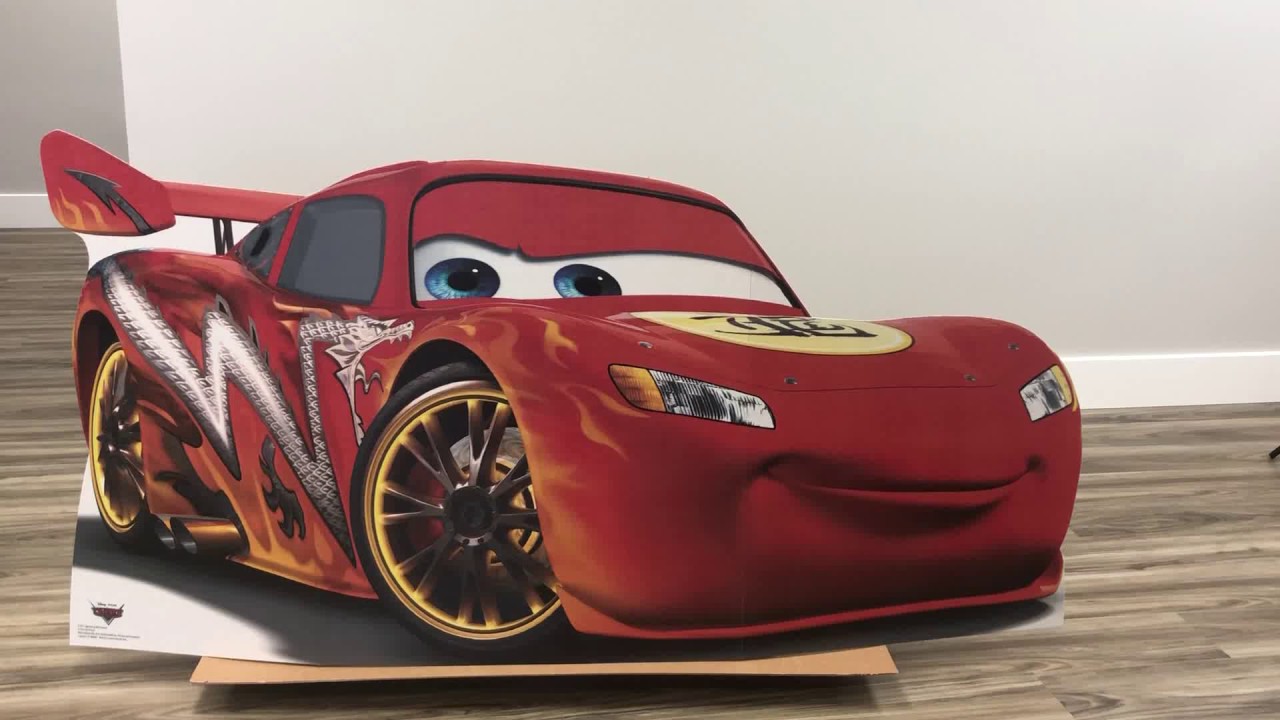 Cardboard People Lightning McQueen Life Size Cardboard Cutout Standup -  Disney Pixar's Cars 3 (2017 Film)