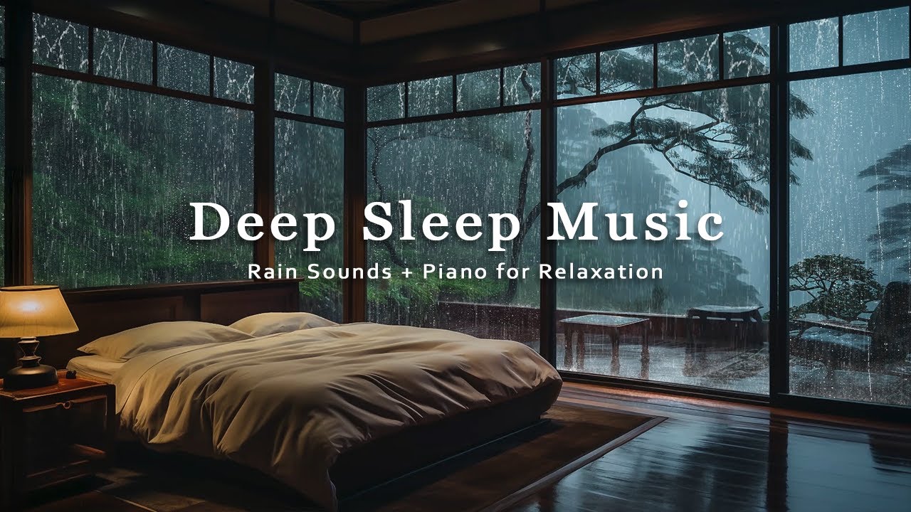FALL INTO SLEEP INSTANTLY - Relaxing Piano & Soft Rain for Deep Sleep ...
