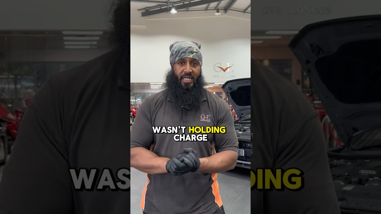 Audi RS6 battery fault 