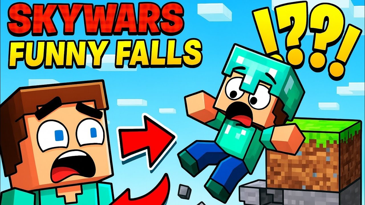 I Found the FUNNIEST Minecraft Skywars Fails!