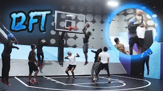 Basketball but the Court is a Trampoline... SLAMBALL INSANE DUNKS!!