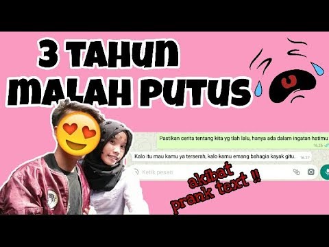 PRANK TEXT DOI BERUJUNG NYESEK, lirik lagu Rossa-Pudar//Menik Utamy