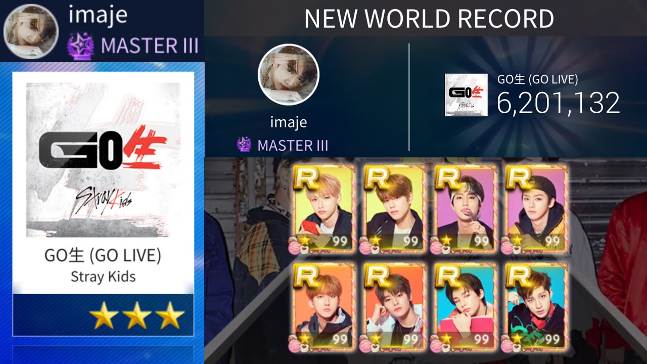 [SuperStar JYP] Stray Kids 'GO LIVE' /w R99 LE Theme 😵⁉️ Hard mode 3 Stars gameplay