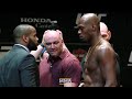 Every staredown of jon jones career