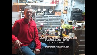 Okuma Ultralite F10 fishing reel how to take apart and service