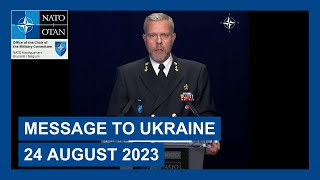 Admiral Bauer, Chair of the NATO Military Committee, Commends Ukrainian Military Leadership