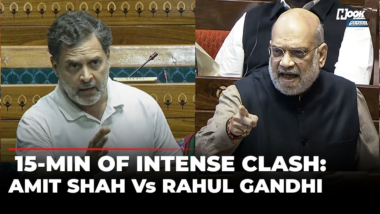 Heated Exchange: Amit Shah Vs Rahul Gandhi Clash Rocks Parliament During Electoral Reforms Debate