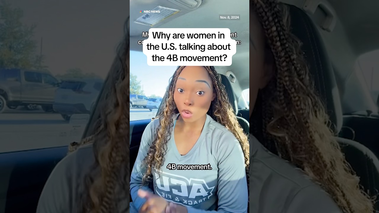 Why are women in the U.S. talking about the ‘4B’ movement? Why are women in the U.S. talking about the ‘4B’ movement?