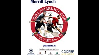 2015 02 19 - The Cambridge Cup - Finals - Mohamed El Shorbagy vs Grégory Gaultier