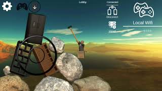 Getting over it Android Mobile - Person Box Hammer jump Game play - Game Ama screenshot 1