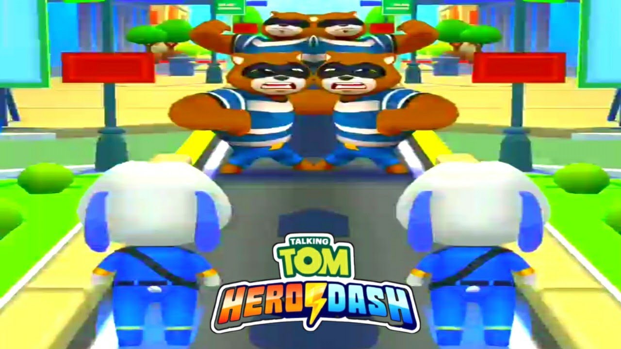 BOSS BATTLE TALKING TOM HERO DASH, ANDROID RUN GAMES