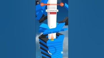 Stack Ball 🔥 Level 123 Perfect Clear in One Go 😱 | Insane Speed Run! #gaming #stackball #games