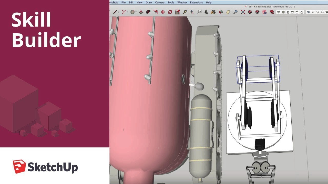 Kitbashing Using Sketchup 3d Warehouse Models