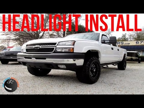 Chevrolet Silverado Headlight and Turn Signal Assembly Install