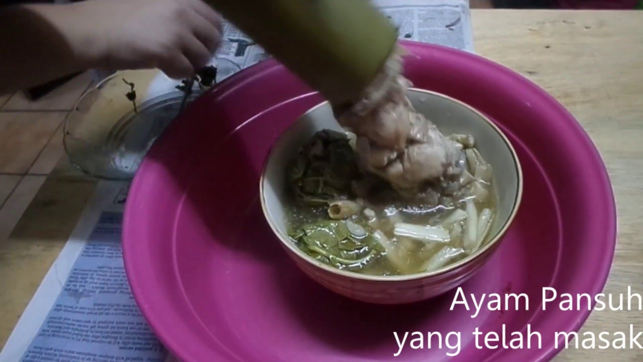 Cara Cara Membuat Ayam Pansuh Youtube