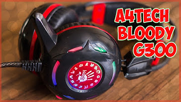 Распаковка ИГРОВЫХ НАУШНИКОВ A4TECH BLOODY G300 | UNBOXING GAMING HEADPHONE