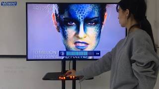 MPC1005-6:HD 6-LED button Triggerable Advertising Signage Player,  optical 5.1&3.5mm Audio Jack