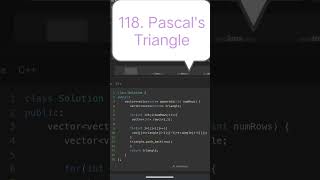 118. Pascal’s Triangle (Previous Row Build Approach) | TC: O(n²) | SC: O(n²)