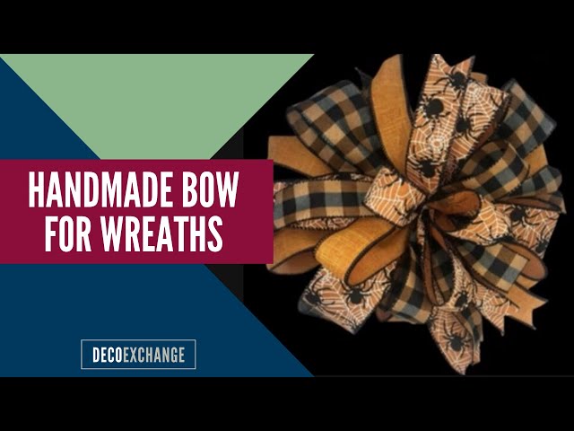 How to Make a Bow for a Wreath in 5 Minutes - Living Locurto