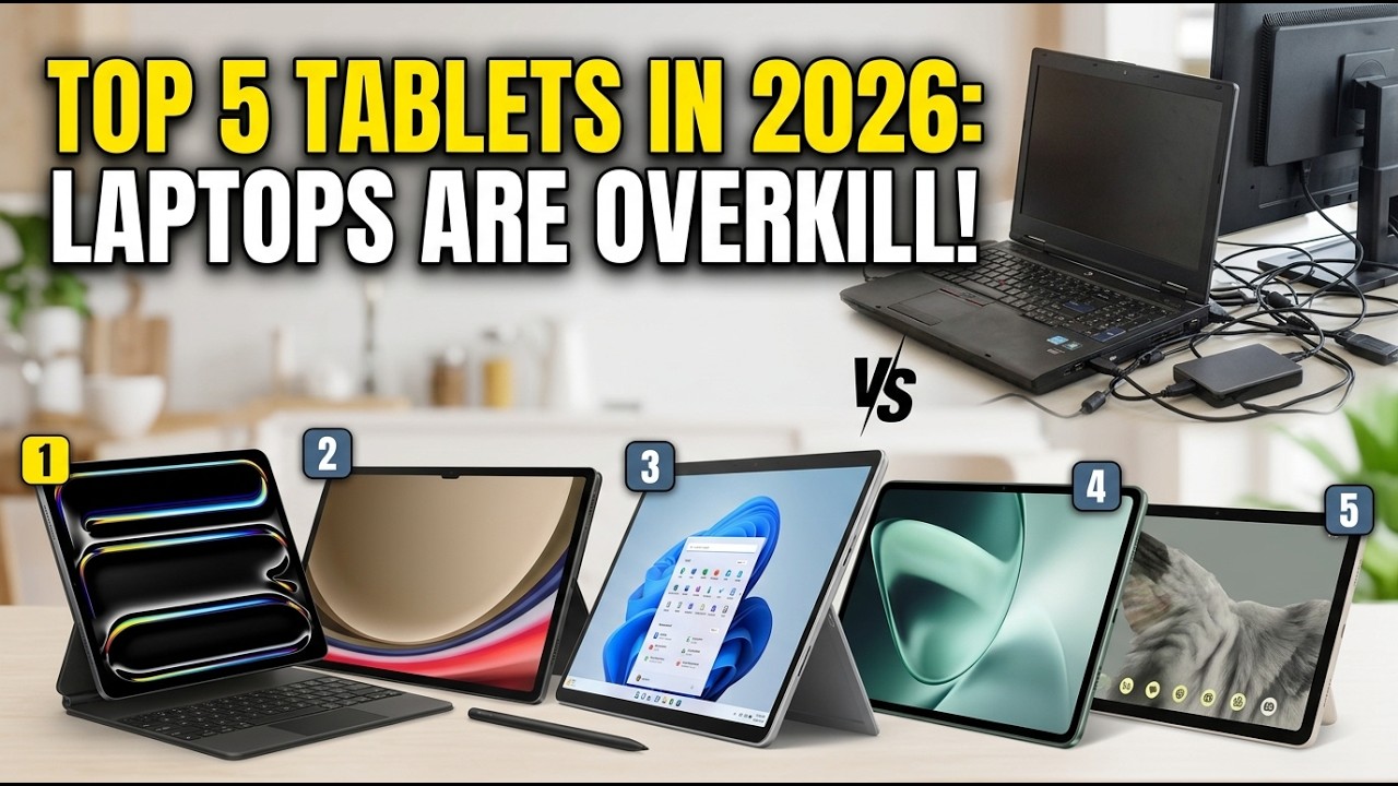 Top 5 Tablets That Prove Laptops Are Overkill In 2026