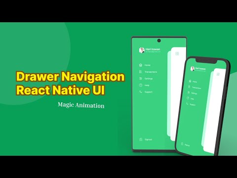 Cara Membuat Drawer Navigation Keren Menggunakan React Native | React Native Trick