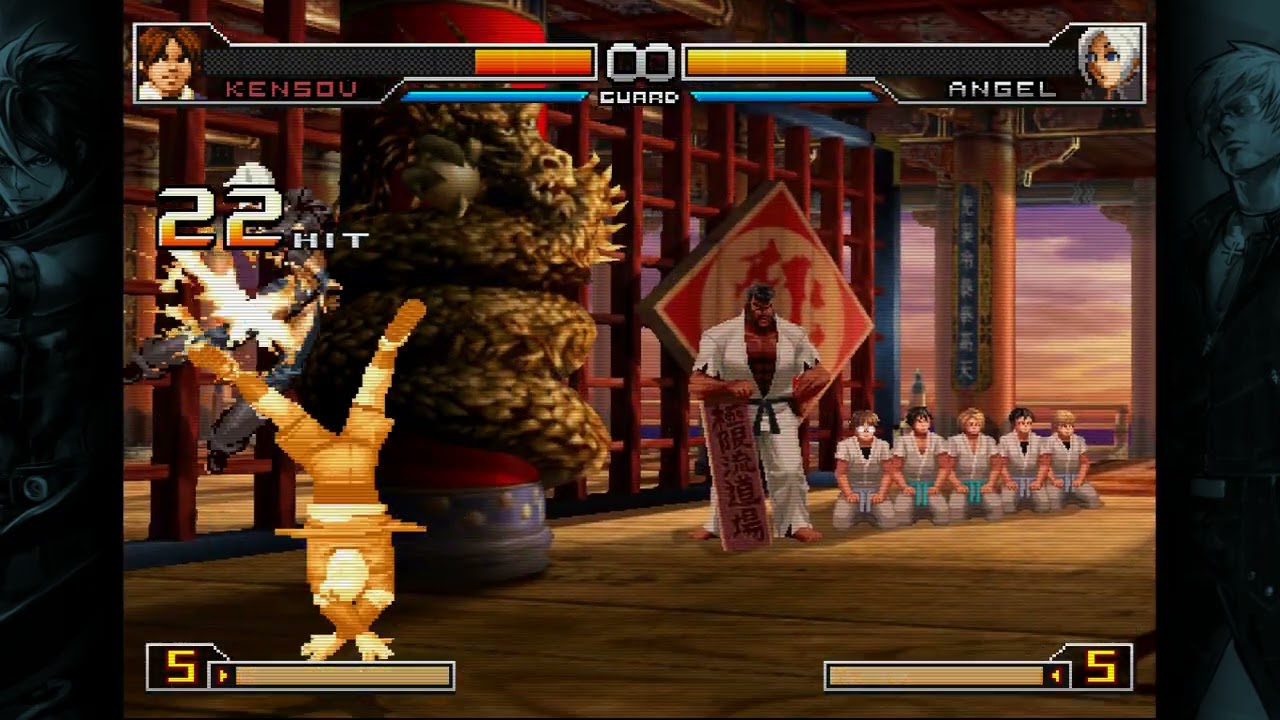 The King Of Fighters 2002 Unlimited Match EX Kensou combo