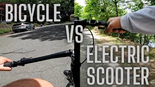 Commuting by electric scooter or bicycle? The perspective of a long-term bike commuter.