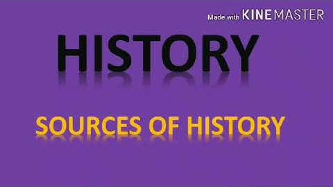 Sources of history (session 3)