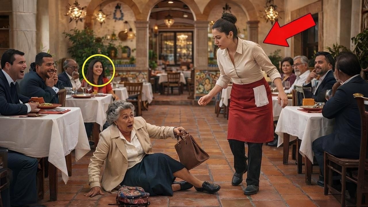 Se rieron de mesera por ayudar a anciana caída… hasta que supieron que era la mamá del millonario