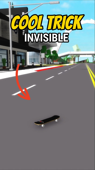 COOL TRICK (INVISIBLE) In Brookhaven #shorts