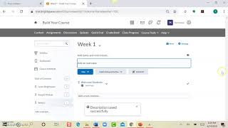 Sample Adding Module and Topics in D2L