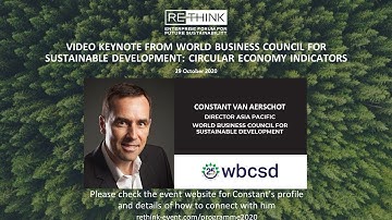 Keynote by Constant Van Aerschot: Circular Economy Indicators