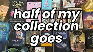 EXTREME Tarot & Oracle Deck Declutter  Didn't know I could do it