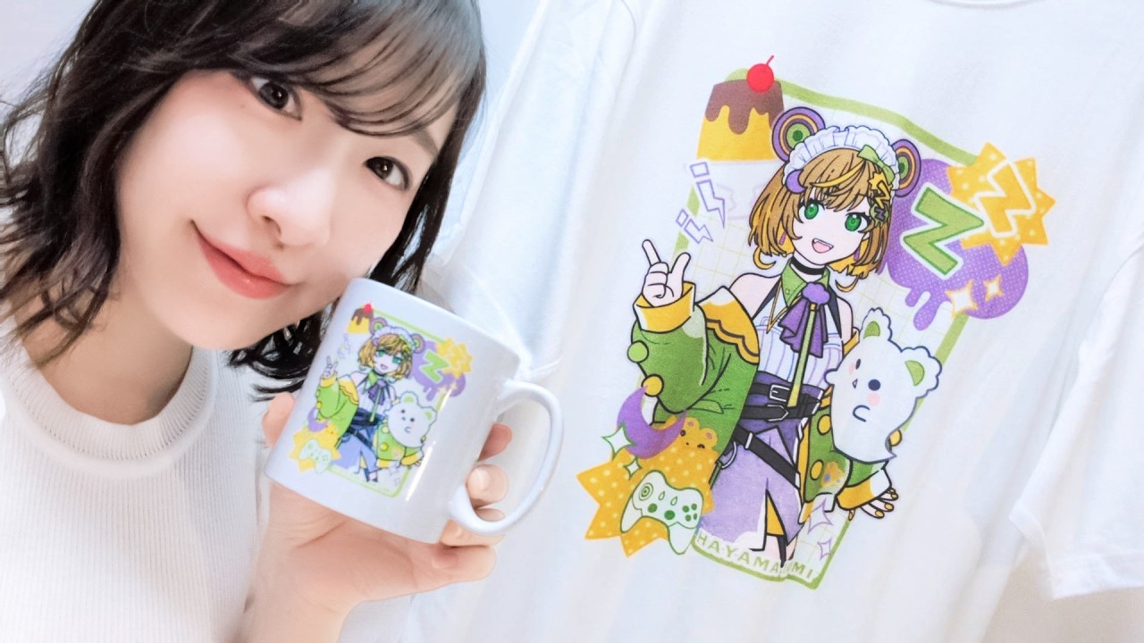 Vtuber化1周年記念グッズの実物が届いたのでお披露目するね~~!!
