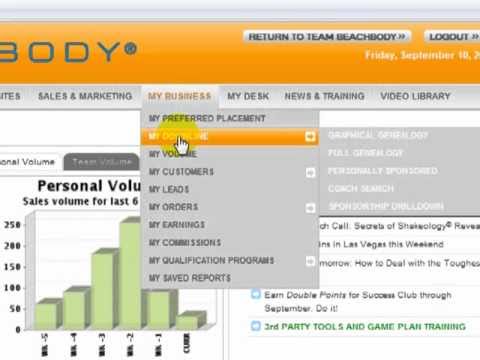 MyRecruitingSystem.com - Team Beachbody Training on How to Email Your Downline