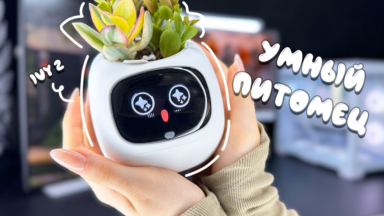 Распаковка умного девайса с эмоциями ♡ новый малыш на моем рабочем столе︱обзор PlantsIO Ivy  и Ivy 2