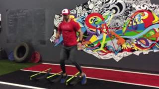 3 hurdle lateral run