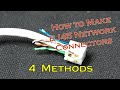 How To RJ45 Network Cables - Four Different Methods of Connectors including RevConnect