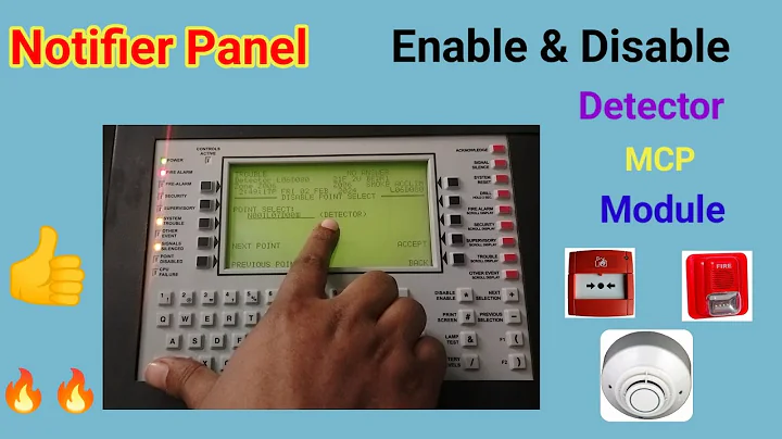 How Can point Disable Or Enable In Notifier Alarm Panel || Notifier Panel me Disable Or Enable kare🔥
