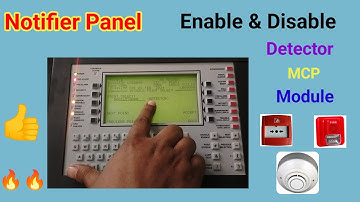 How Can point Disable Or Enable In Notifier Alarm Panel || Notifier Panel me Disable Or Enable kare🔥