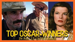 Who has the MOST Oscar WINS? | In Each of the 23 Categories