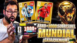 ABRO MÁS de 1.000 SOBRES del MUNDIAL 2026 ¡En BUSCA de EXTRA STICKERS! La CAJA MÁS PREMIUM