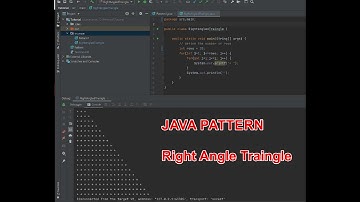 Java Pattern -  Right-angled Triangle