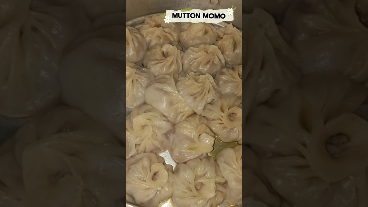 homemade mutton Momo😋.                  
