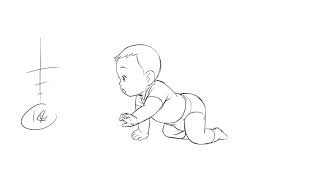 baby crawl LINE TEST