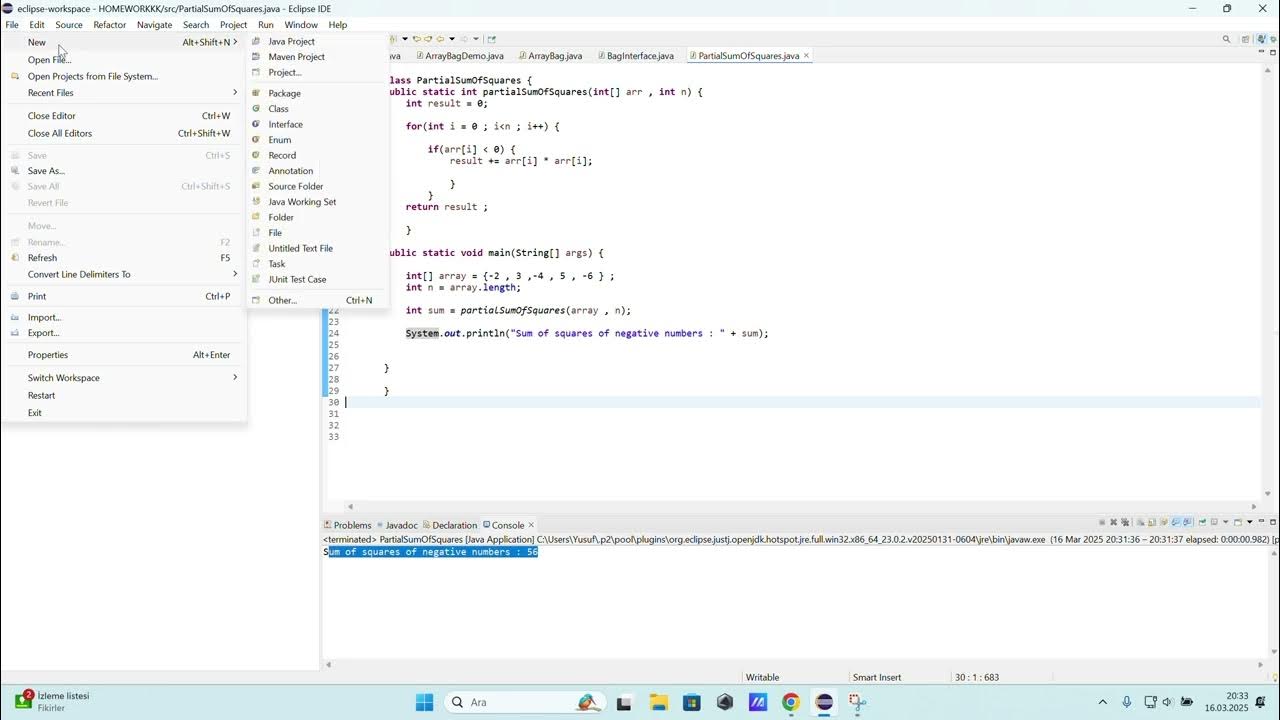JAVA HOMEWORK - 4 - YouTube
