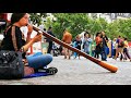 Adele blanchin charme paris avec le didgeridoo juillet 2020