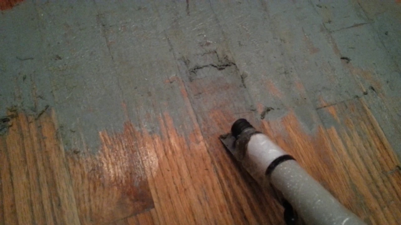 Using Floor Stripper On Painted Wood Floors Removing A Couple